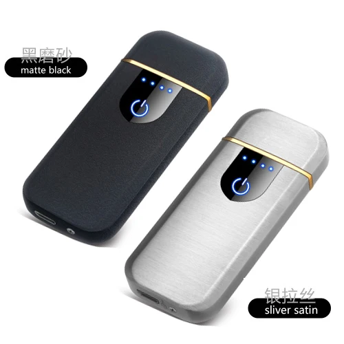 Combination A Зарядка USB Зажигалка Смарт ветрозащитный сенсорный датчик индукции Vape перезаряжаемая электронная сигарета ультра-тонкий металл мужские подарки - Цвет: Combination A