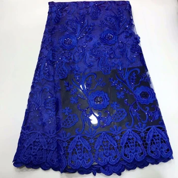 

2020 Latest African Lace Fabric High Quality Nigerian French Lace for Party Embroidered Swiss Voile Lace in Switzerland