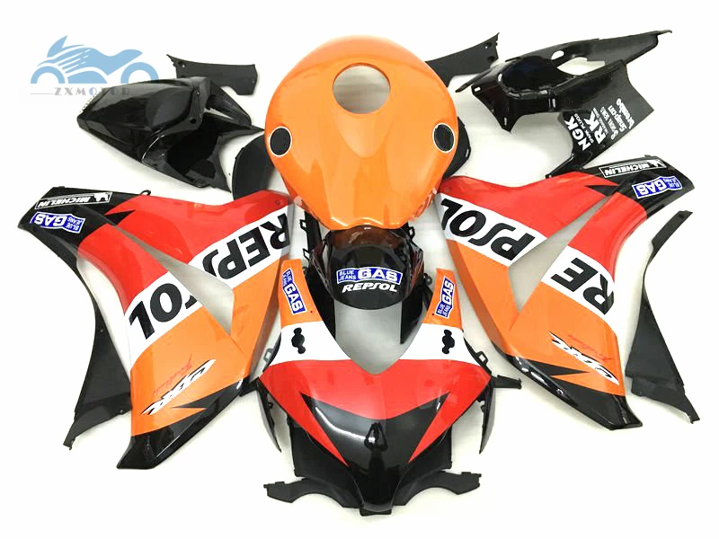 7 подарков впрыска обтекателя комплект Подходит для Honda CBR1000RR 2008-2011 CBR 1000RR 08-11 рынок запчастей АБС пластик обтекатель наборы KQ09