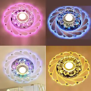

Modern Crystal Led Lights Porch Ceiling Hallway Pendant Lamp Chandelier Home Splendid Decoration Accessories