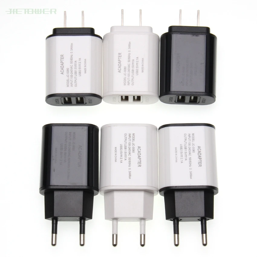 300 шт/партия 5V 2A EU US Plug 2 usb порта USB зарядное устройство настенный адаптер для зарядки мобильного телефона для IPhone X MAX IPad samsung S8