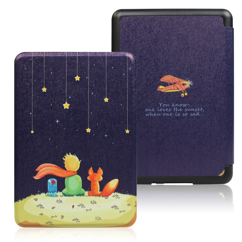 

Smart Slim Magnetic Flip Case for Kindle Paperwhite 4 Cover 2018 10 Generation Shell Printed Protector Case for Kindle 10th 2018
