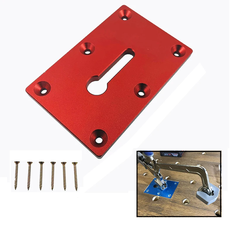 

Woodworking Table Fixture Fixing Plate for Clamp Installation