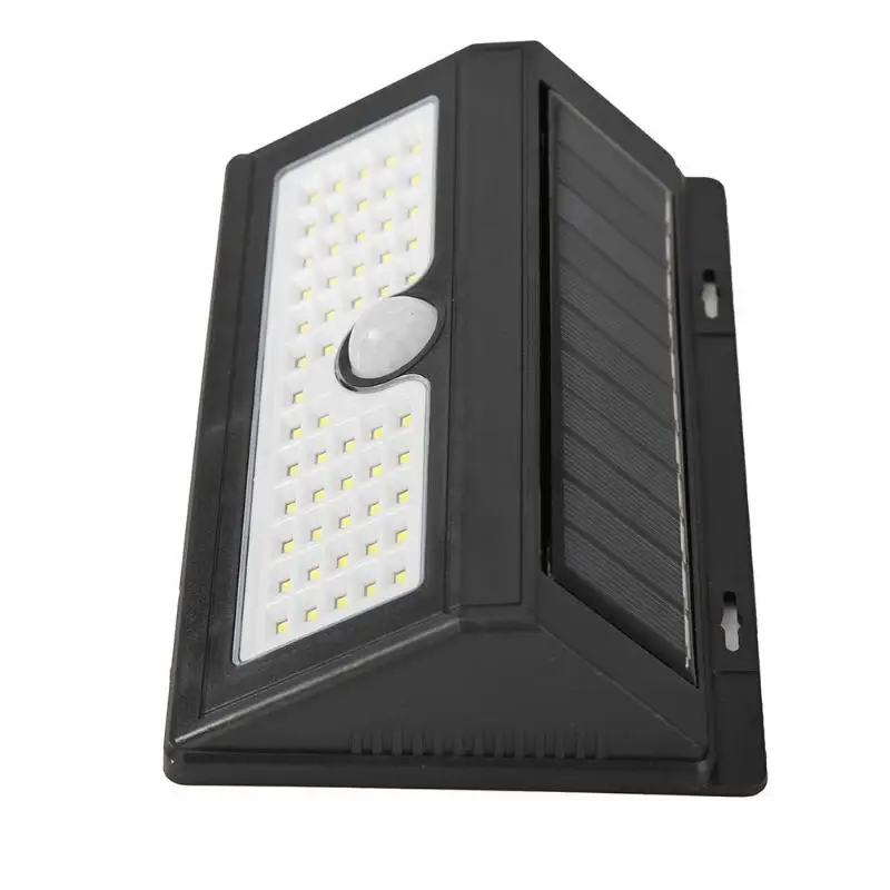 COB 48/55LED солнечной движения Сенсор настенный светильник солнечный светильник уличный светильник на солнечной энергии с Водонепроницаемый садово-уличный светодиодный светильник сада украшения