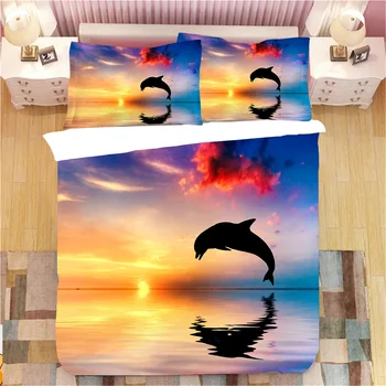 

Ocean animal 3D Printed 3pcs Bedding Set Duvet Cover Bed Cover Set Bedspreads Home Textiles Bedclothes