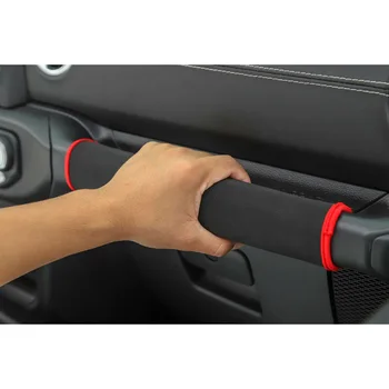 

5pcs Co-Pilot Roll Bar Grab Handle Protection Cover For Jeep Wrangler JL Neoprene Material
