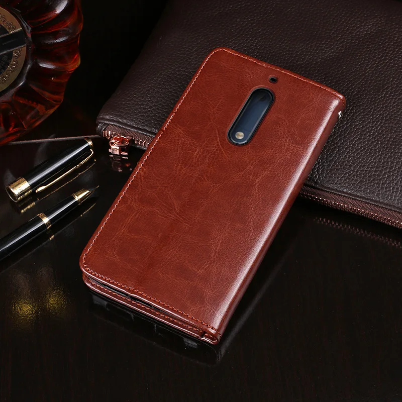 Роскошные Чехлы для Nokia 5 чехол телефона 2 дюйма магнитная откидная подставка