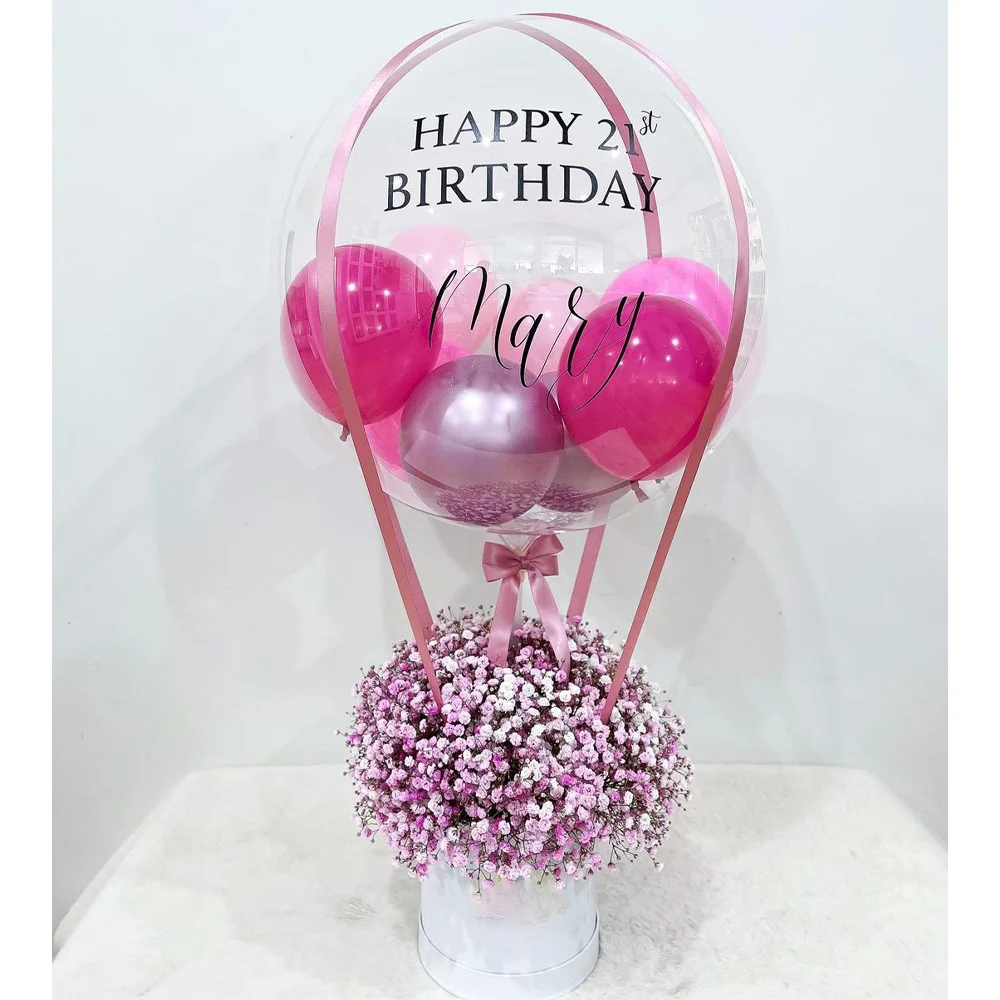 Gift Hamper Balloon Box Set Backdrop Favor Games Event Decoration