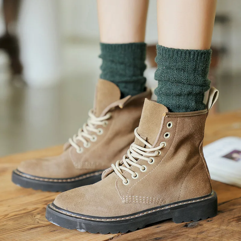 Dreamlikelin, Ретро стиль, уличная одежда, женские носки, Осень-зима, одноцветные, для студентов, девочек, свободные носки, носки