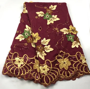 

Beautiful swiss voile lace in switzerland 3D flower applique Lace swiss lace fabric 5yards nigerian lace fabric for dress A55