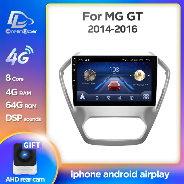 $US $118.40 4G LTE WIFI Android 9.0 car gps multimedia video radio player in dash for MG GT 2014-2016 years nav