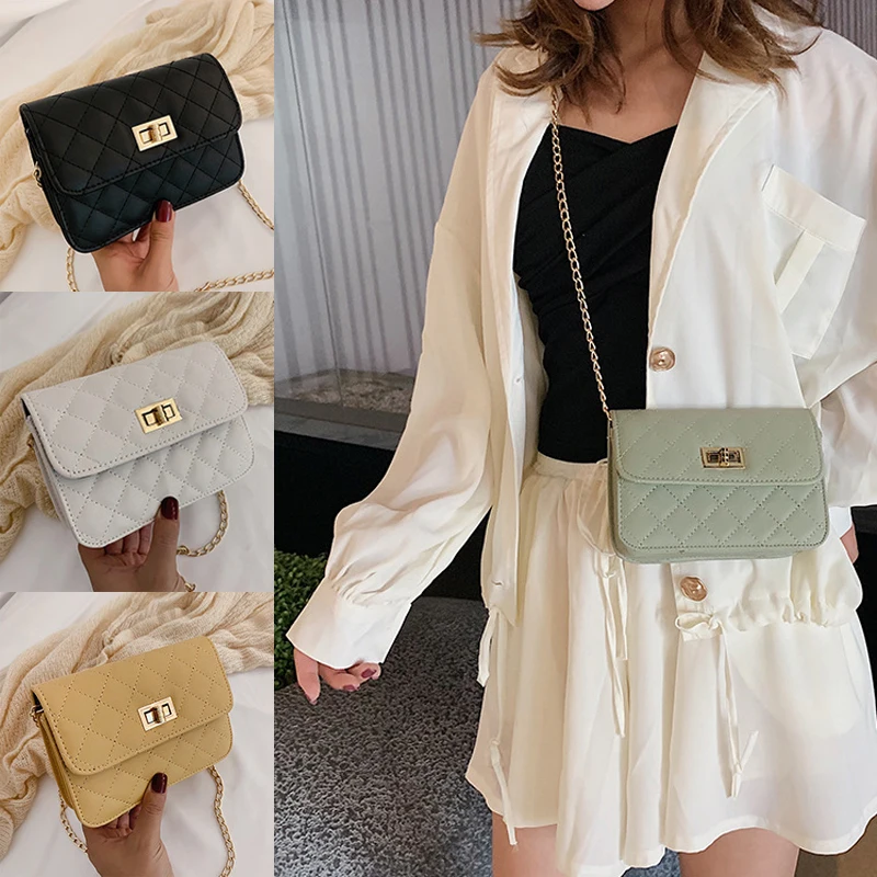 Женская сумка-мессенджер модная однотонная сумка через плечо от известного