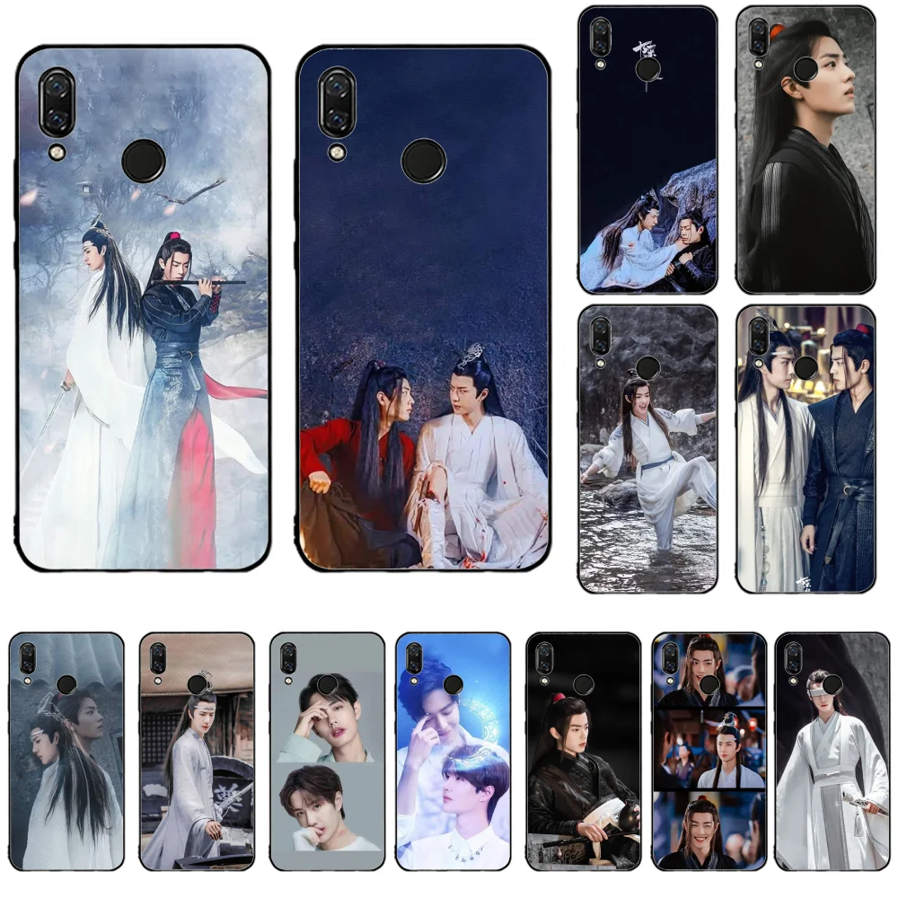Мягкий черный чехол для телефона ChenQingLing The Untamed Wang Yibo XiaoZhan redmi 6A S2 4X 7A 8 K20 note 4 5A 7 6 pro