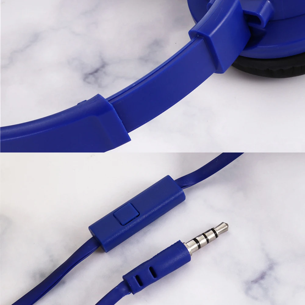J 13 Built in Mic Headphones Children kids adult On Ear Headset Wired Cord Foldable stereo MP3 Headphone for ipad tablet