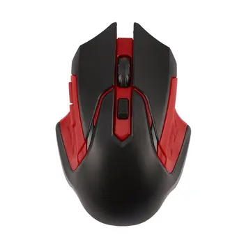 

YX20184 Wireless Optical Mouse Mute Button Gaming Mouse For Laptop PC With USB 2.0 Receiver red black blue grey color