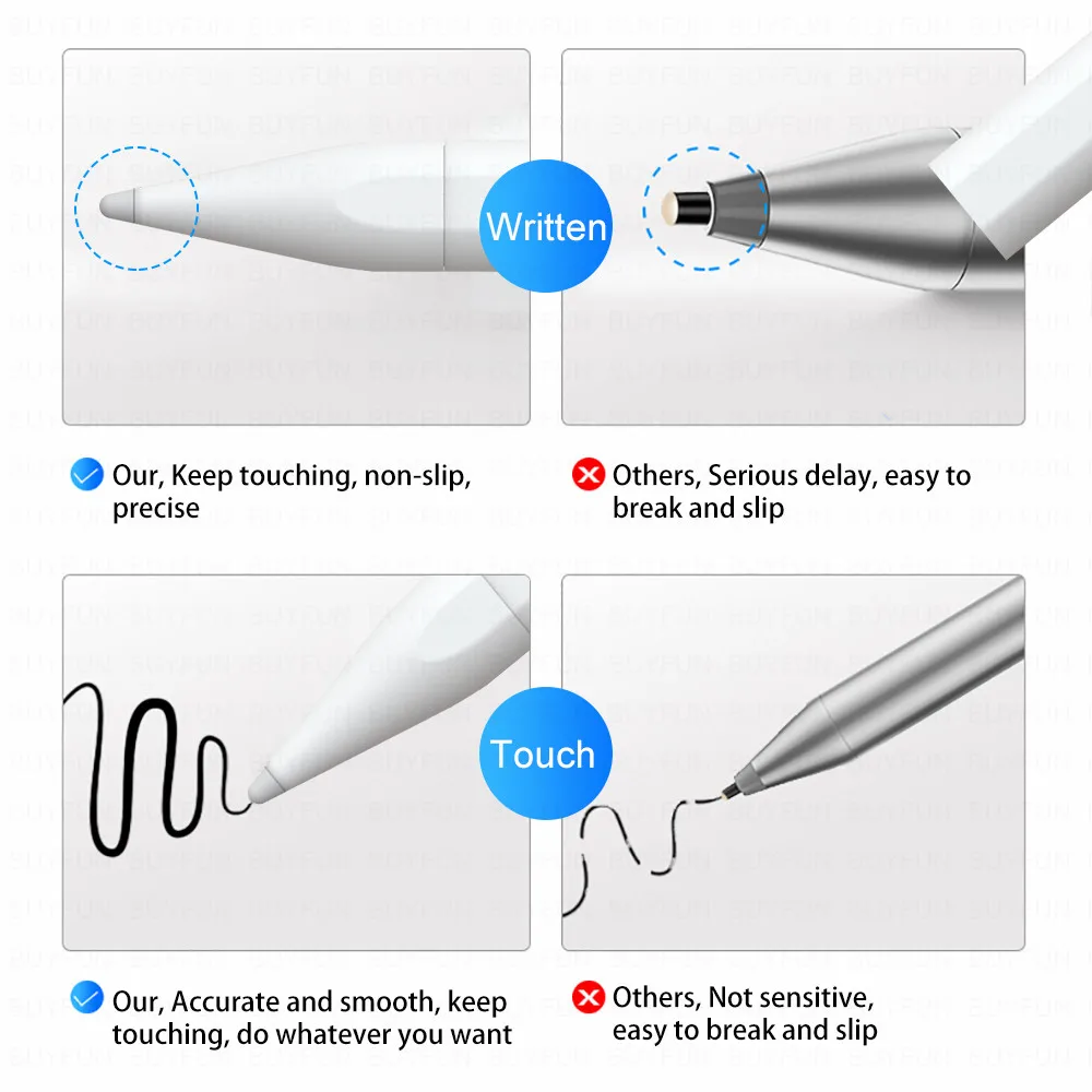 Стилус для iPad Apple Pro 11 12 9 2020 7 2018 Air 3 10 2 Mini 5 2019 без Bluetooth не pencil 2|Стилусы планшетов| |