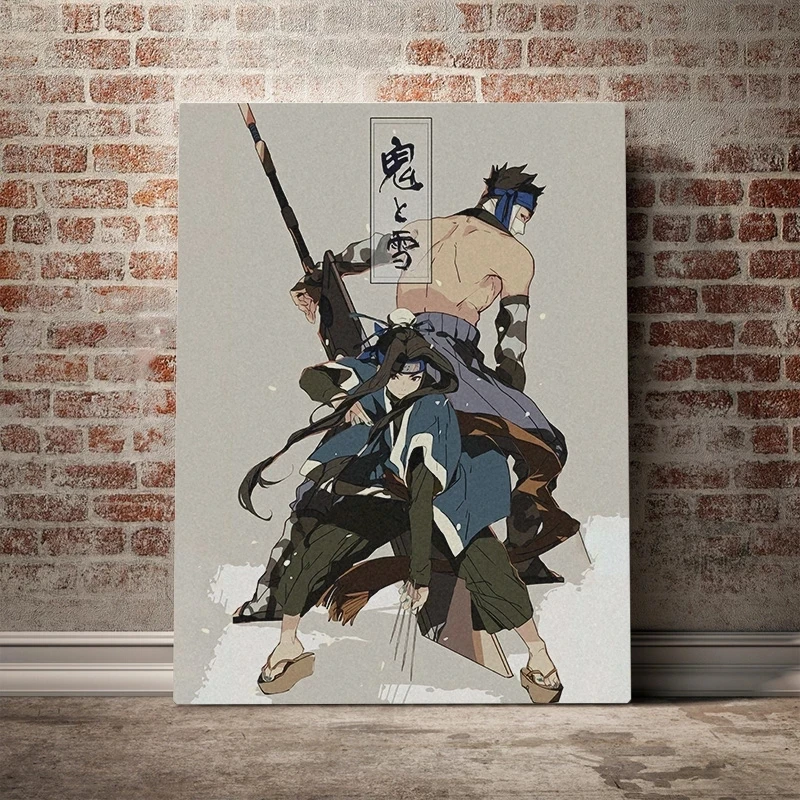 Canvas Painting Fanart Haku And Zabuza Anime Poster Hd Prints Modern Wall Art Pictures For Bedroom Study Home Living Room Decor | Дом и сад
