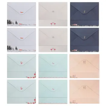 

54pcs Smooth Exquisite Letter Writing Paper Letter Paper Envelope Set Stationery Paper for Blessings