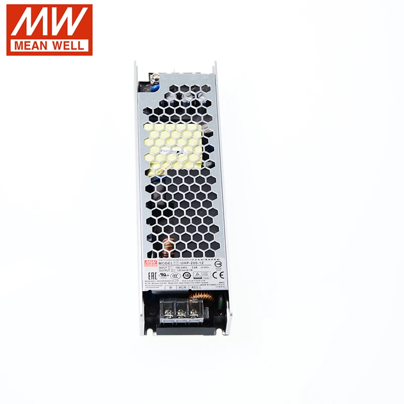 MEAN WELL UHP-200-12 200 Вт 12 в импульсный источник питания 110 В/220 В переменного тока