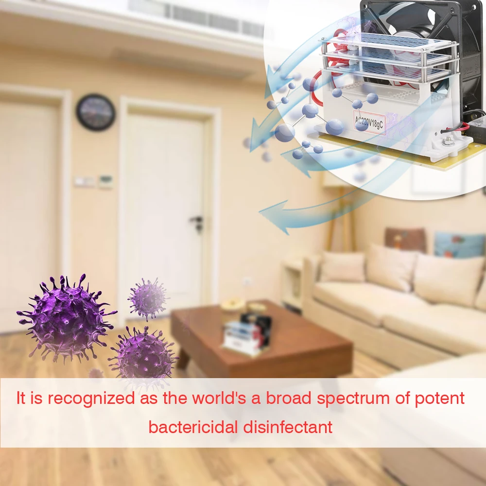

Hot Portable Air Purifier Air Cleaner Disinfection Generator Ozone Machine Sterilization Cleaning Formaldehyde Moisture Proof