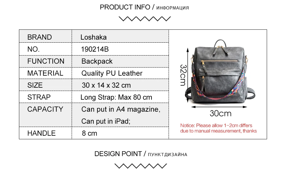 TTOU женский рюкзак из искусственной кожи, школьная сумка для студентов, большие многофункциональные дорожные сумки, винтажный Рюкзак Mochila