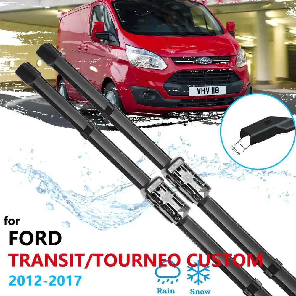 Автомобильные щетки стеклоочистителя для Ford Transit Tourneo Custom 2012 ~ 2017 лобовое стекло