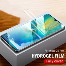20D защита для экрана Гидрогелевая пленка Huawei P40 P20 P30 Pro Mate 20