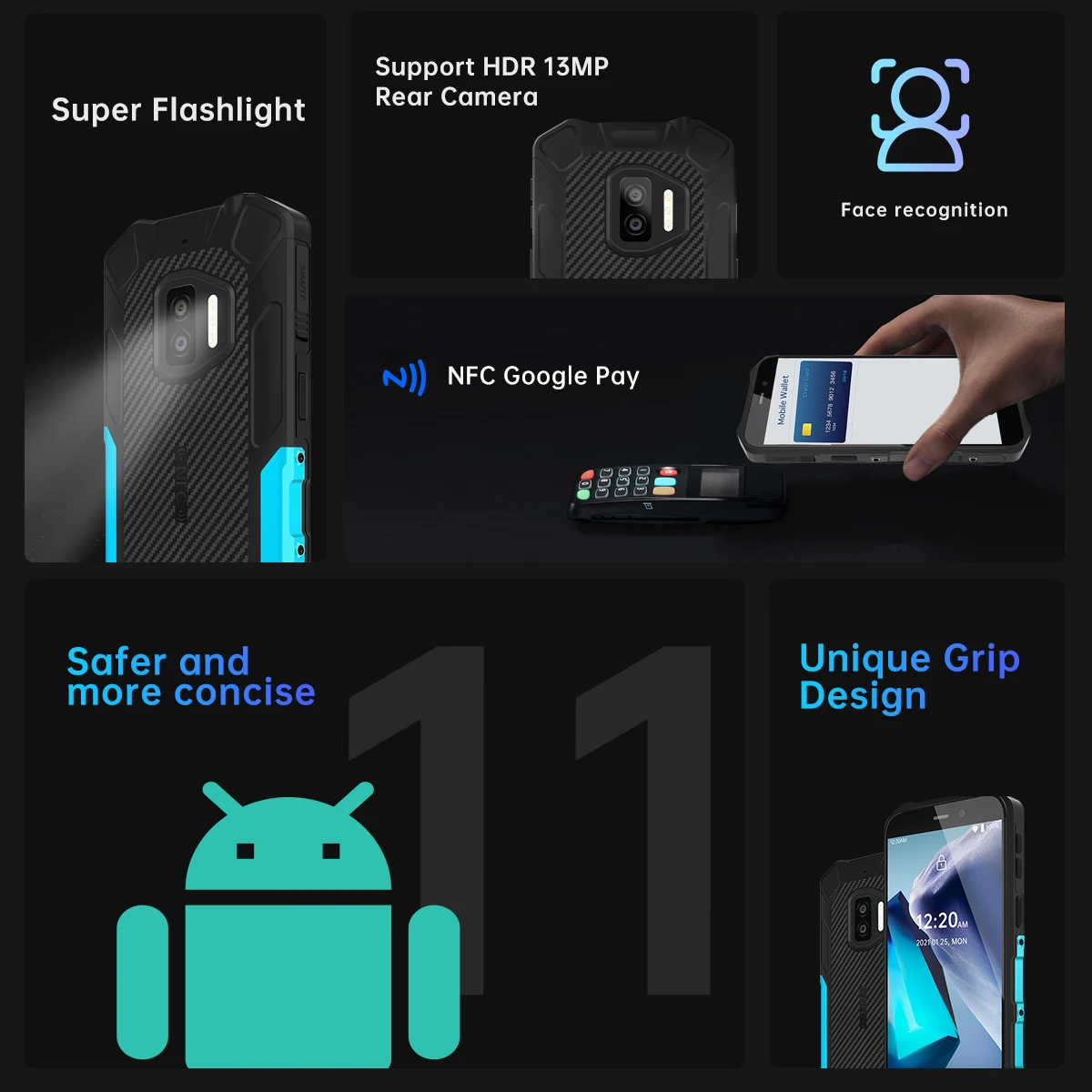 Oukitel Wp12 Simフリー スマホ 本体 防水防塵耐衝撃 Android 11 スマートフォン 4000mahバッテリーシムフリースマホ Wirsindeinteam At
