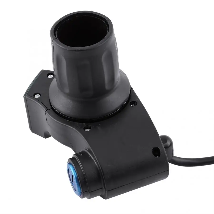 E-bike Throttle LED Display Electric Throttle Grips Handle with Lock Key Electric Bike Scooter Accessories