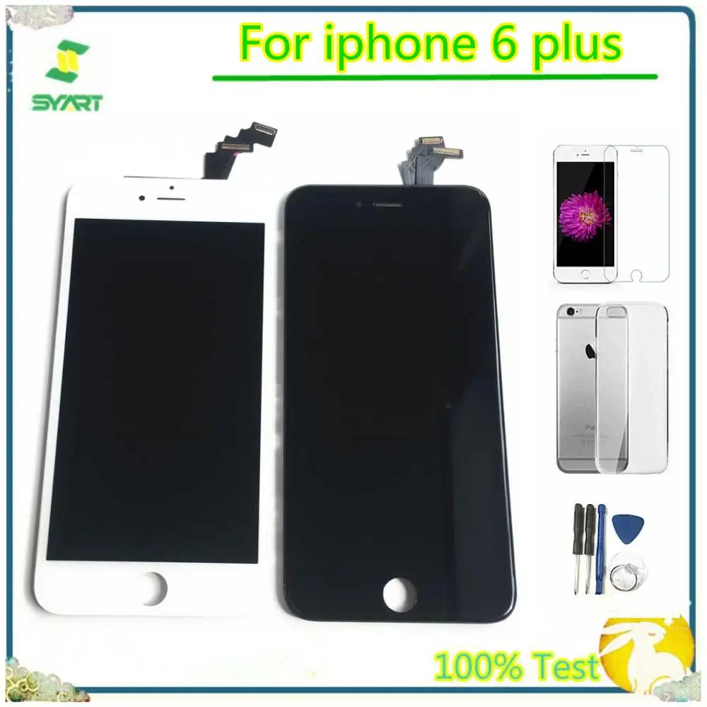 

100% Tested AAA Quality 5.5 inch 6 Plus LCD Display + Touch Screen Digitizer Assembly Replacement Accessories For iphone 6 Plus