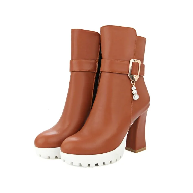 Big Size 9 10 11 12 boots women shoes ankle boots for women ladies