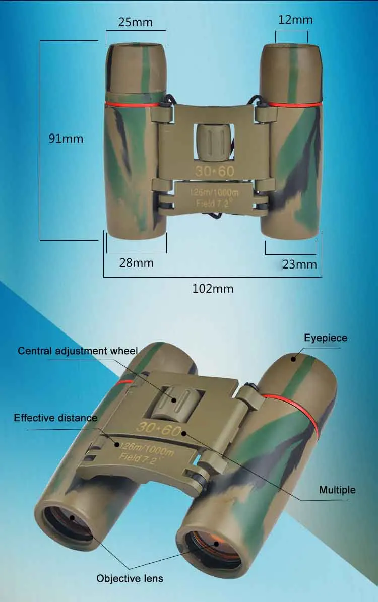 Наноо 16X52 BAK4 Монокуляр телескоп Водонепроницаемый мини Портативный в стиле милитари