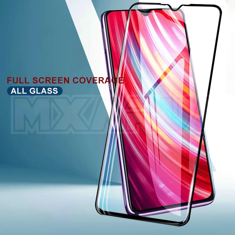 Закаленное защитное стекло 9D для Xiaomi Redmi 8 8A 7 7A K30 Note 8T 9S 9 Pro Max|Защитные стёкла и