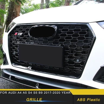 

For Audi A4 S4 A5 S5 B9 2017-2020 Car Front Grille Grills Net Assembly Frame Decorations Auto Replacement Exterior Parts
