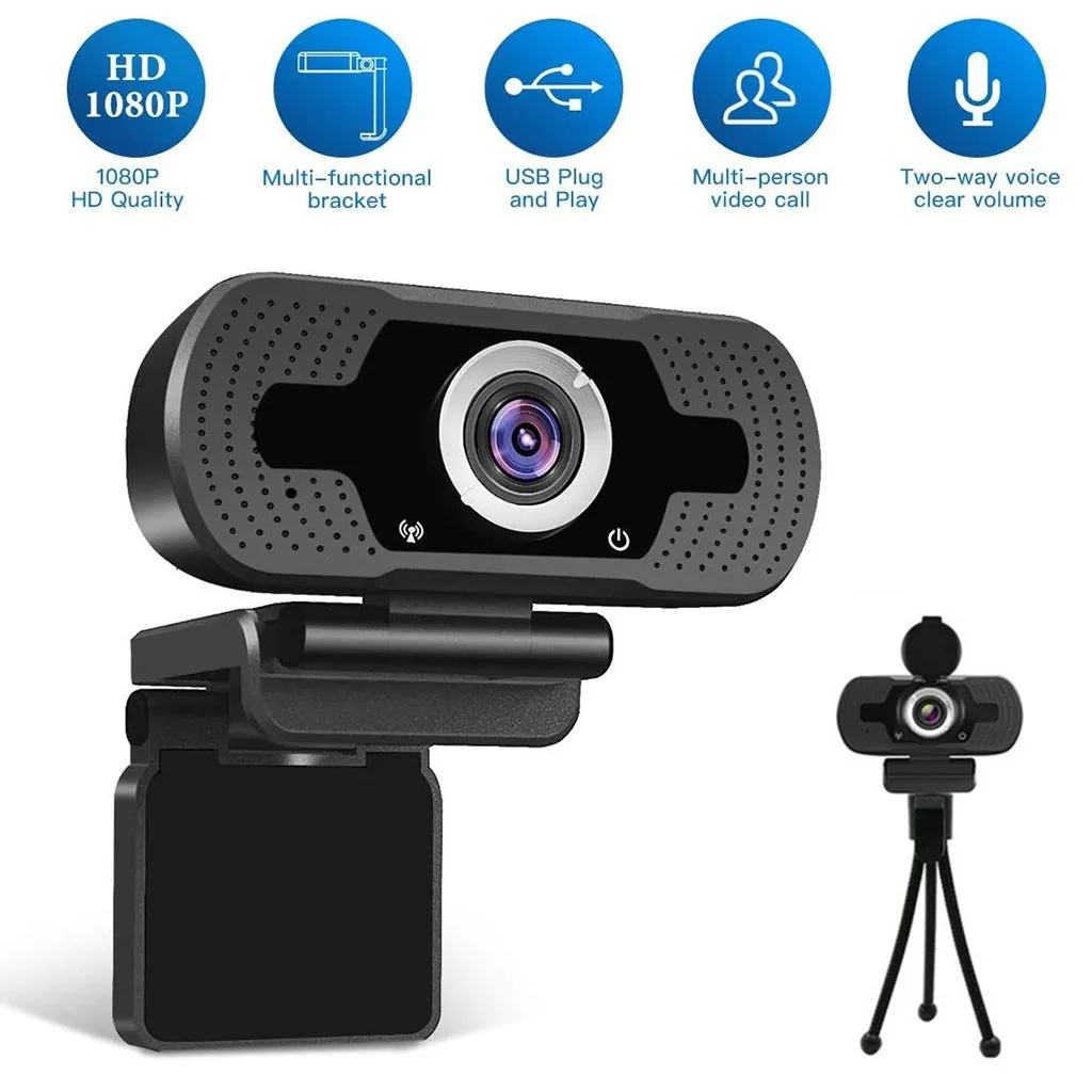 

Full HD 1080P Webcam with Microphone Webcam with Microphone for Desktop Webcam with 110 degree Wide Viewing Angle Ultra-clear
