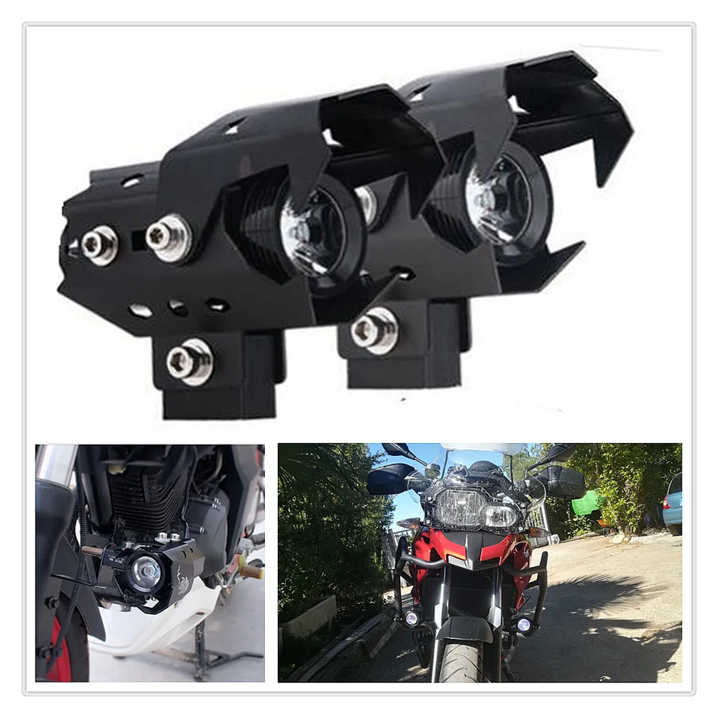 new Motorcycle motocross Headlight LED Fog Lamp Lights Spotlight head light for YAMAHA R1 R6 BMW HP2 SPORT K1200R 1200 EXPLORER