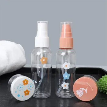 

5Pcs Clear Plastic Spray Bottle Makeup Empty Container Bottles Kit Set Travel Mini Perfume Bottle Empty Bottle Nebulizer