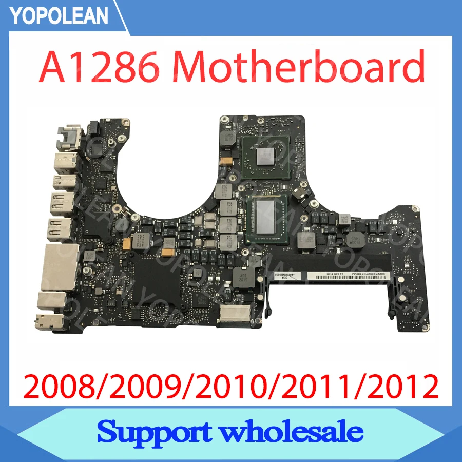 Оригинальная материнская плата для MacBook Pro 15 дюймов A1286 2008 820-2330-A 2009 820-2523-B 2010 820-2850-A