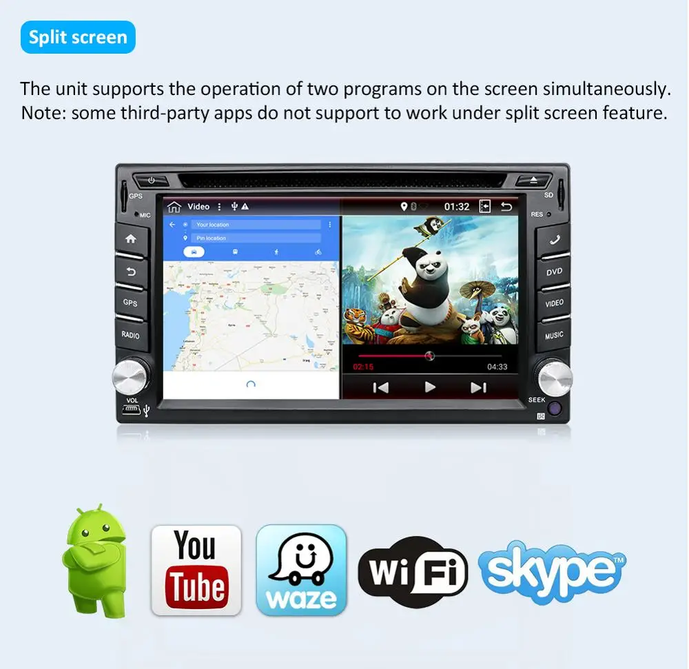 Top 2 din android 8.0 car dvd for nissan qashqai x-trail almera note juke universal multimedia car gps navigation player free camera 5