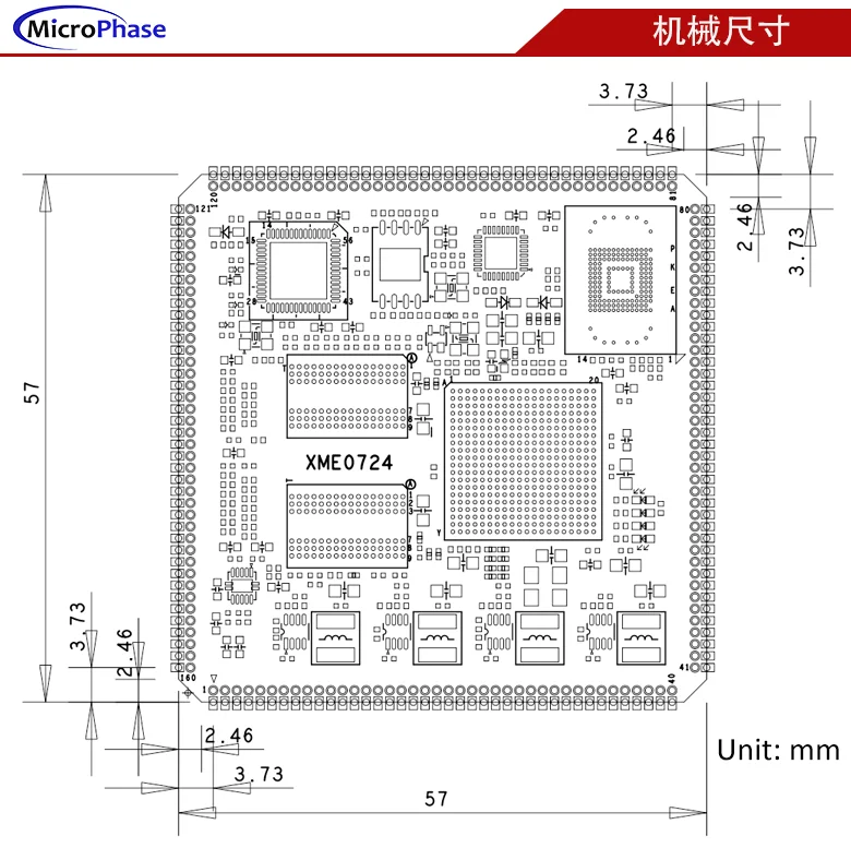 FPGA ZYNQ Core-board XC7Z010 XC7Z020 7000 промышленного класса XME0724