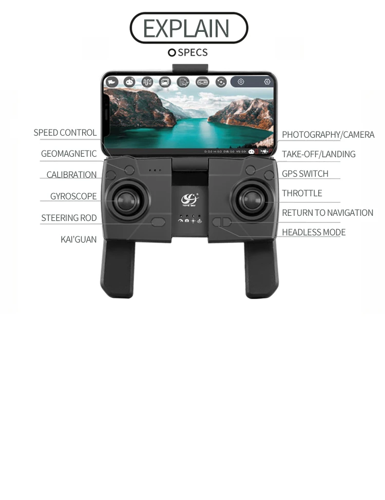 S167 Дрон с GPS 4K RC Квадрокоптер с wifi FPV камера складной Дрон Летающий вертолет игрушка VS SG906 F11 E520S XS812