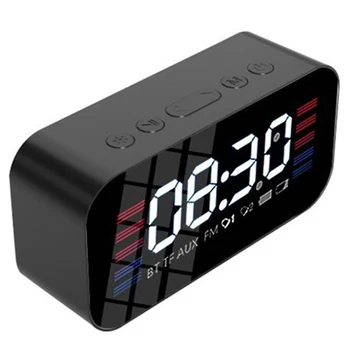 

Digital Alarm Clock , Bluetooth Portable Wireless Speaker Super Bass,Small Alarm Clock , Snooze, Dual Alarms for Bedrooms, Bedsi