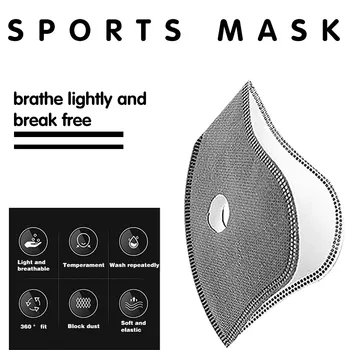 

Hygienic Disposable Replacement of activated carbon PM2.5 filter gasket Face Mask Mascherina Lavabile Masque De Protection