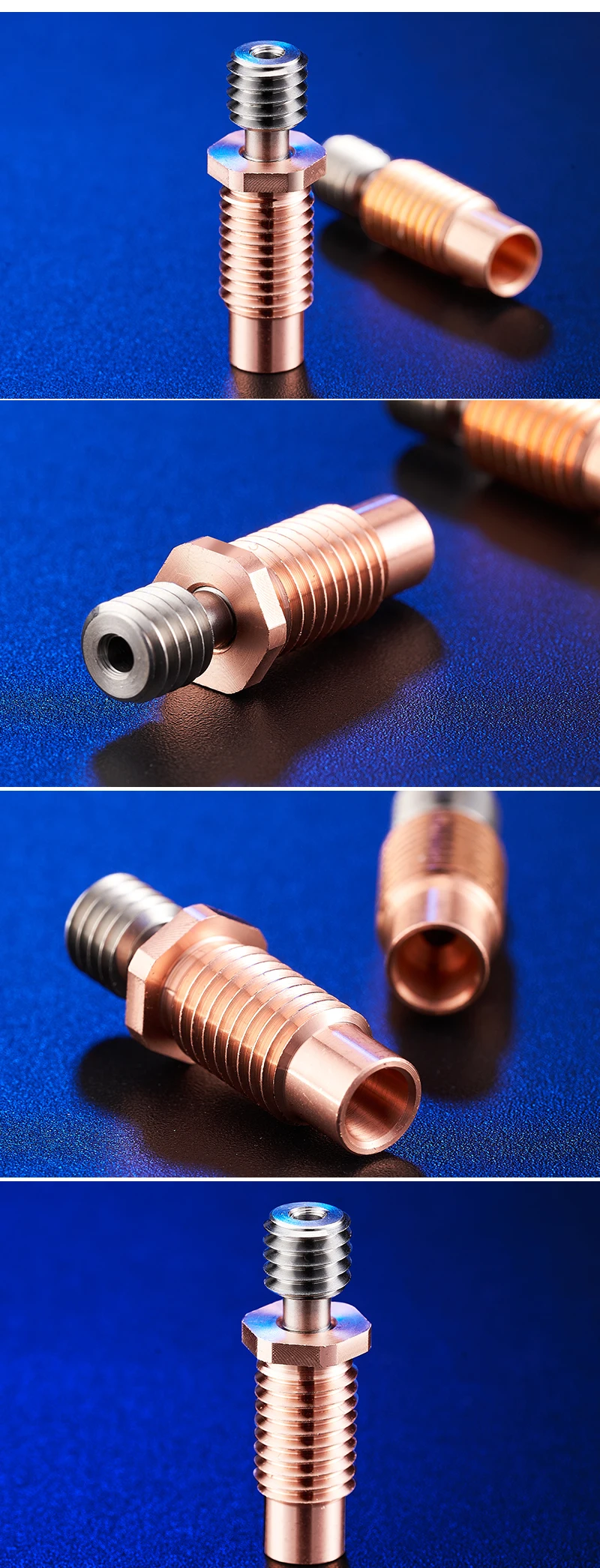 3D Drucker NF V6-Zone Wärme Pause Kupfer & Luft-Und Raumfahrt Materialien Throat Für 1,75mm Düse V6 HOTEND Heizung Block – Detail 10