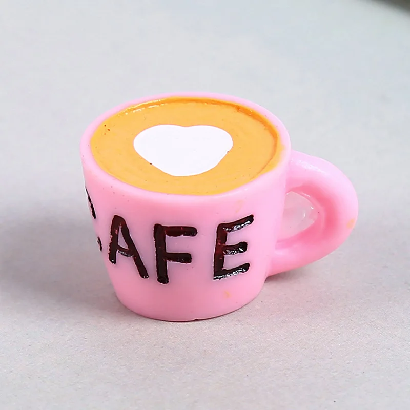 New Addition Slime Charms for Lizun Slime Supplies Filler DIY Polymer Cute Coffee Cup Accessories Toy Model for Kids Toys Gift