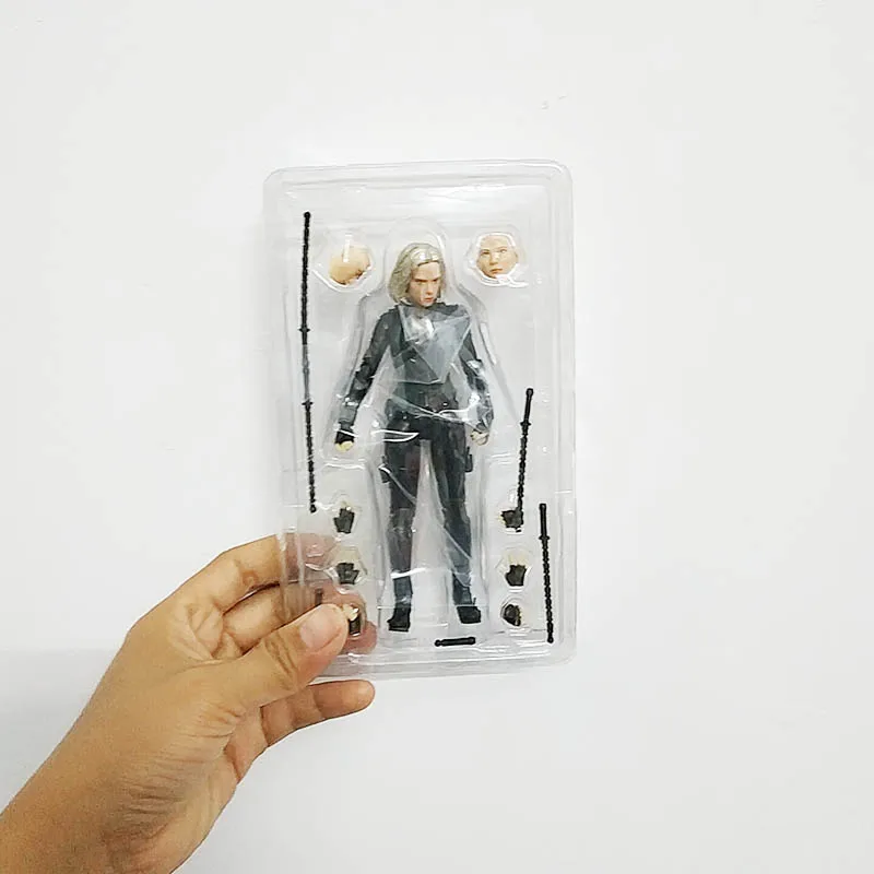 Черная фигура вдовы SHF Вдова фигурка модель игрушки кукла в подарок|Игровые