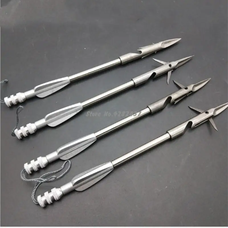 New 3/5pcs Stainless Steel Broadheads Arrowhead Bow Fishing Slingshot