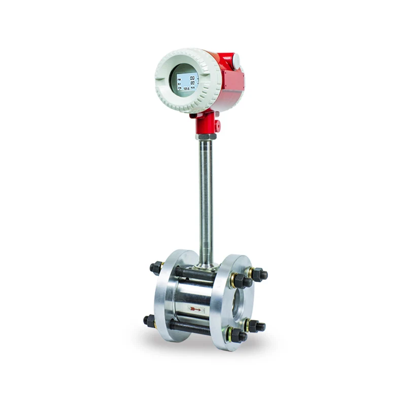 

ss304 air flow measurement argon ammonia gas flow meter vortex flow meter