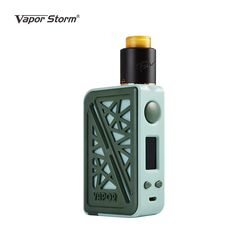 

Vapor Storm 200W Electronic Cigarette kit Support Dual battery Resistance Range Support 0.05-1ohm Coil fit Kan Ni200 Ti SS etc