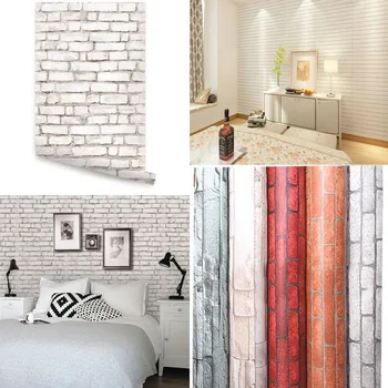 

Brick Style Self-adhesive Wallpaper DIY Wall Sticker Panels Decal Home Decor